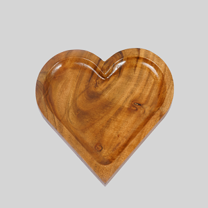 Heart Wooden Serving Tray