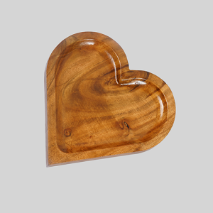 Heart Wooden Serving Tray