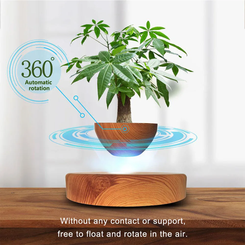 Magnetic Suspension Floating Pot