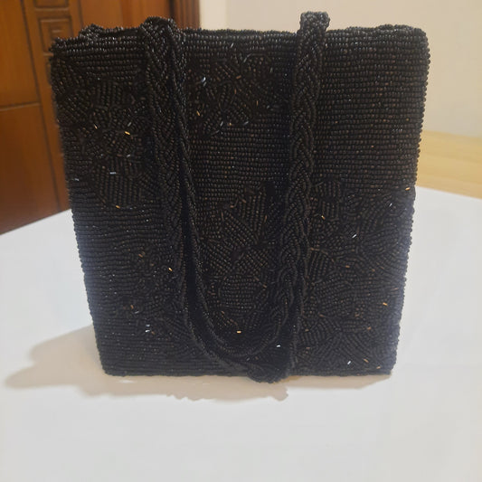 Black Beaded handbag