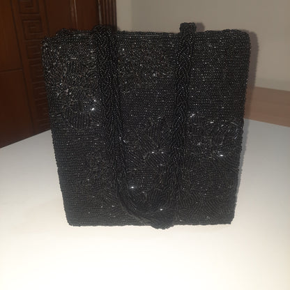 Black Beaded handbag